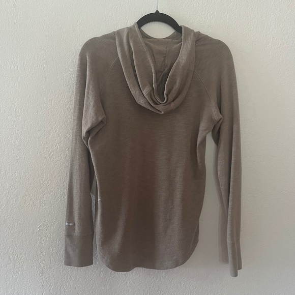 Columbia taupe mockneck hoodie - Picture 2 of 5